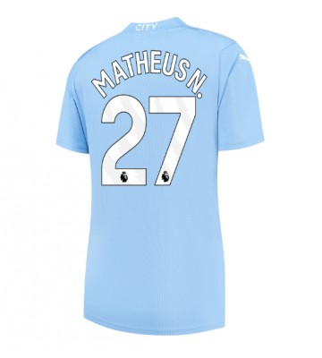 Manchester City Matheus Nunes #27 Hemmatröja Dam 2023-24 Kortärmad